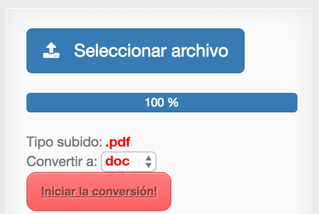 Comment convertir PDF en DOC en ligne